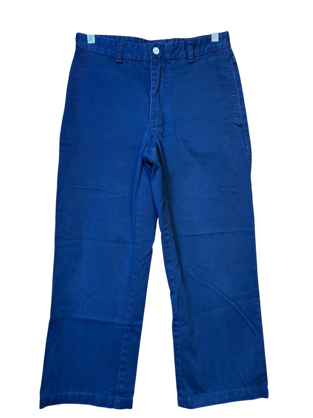 Vineyard Vines Club Pants Size 28X30 Navy Blue 100% Cotton Preppy Relaxed Fit